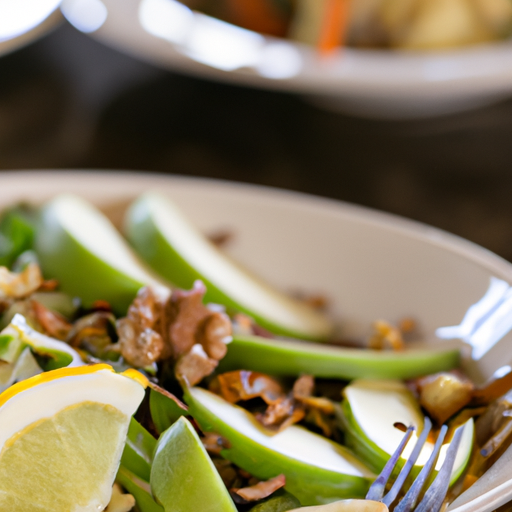 Sałatka z Kaszy Jaglanej z Jabłkiem i Awokado